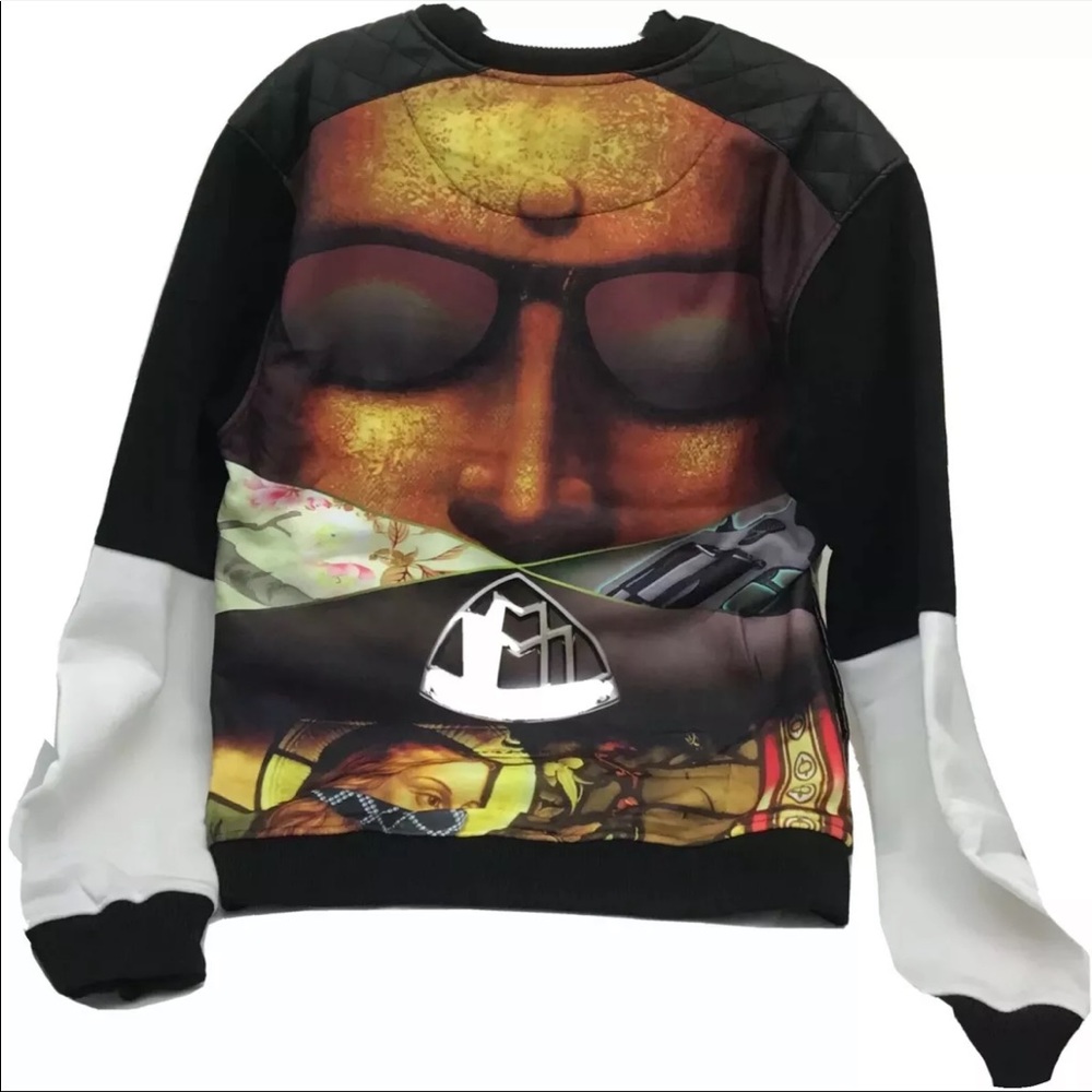 First Class Cool Buddha Fleece Designer Sweatshirt NWT Men’s Sz XL